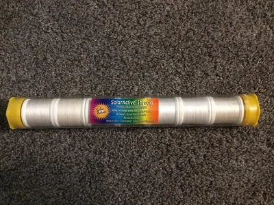 RARE Solar Activated Embroidery Thread Starter Kit 7 Spool 200 Yds Each - Image 1 of 2