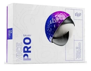 Vice Golf Pro GALAXY Drip Golf Balls - Special Edition 12 Balls 1 Dozen NEW - Picture 1 of 4