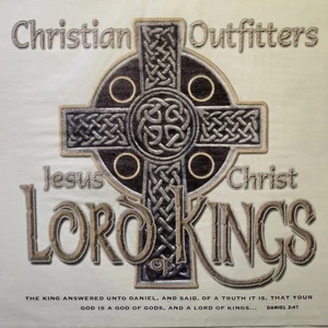 CHRISTIAN OUTFITTERS JESUS CHRIST LORD KINGS SHIRT #1114 - Picture 1 of 6
