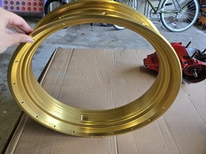 HONDA CRF1100A CRF1100D AFRICA TWIN RIM, REAR. WHEEL 42701-MKS-E22 GOLD - Picture 1 of 7