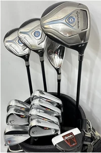 Taylormade Club Set 1W 3W 5W 3H 5-9i Pw 56 PT 12pc RH Graphite & Steel Stiff - Picture 1 of 8