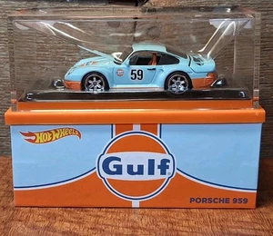 Hot Wheels 2025 RLC Red Line Club Collectors Gulf Porsche 959 - Picture 1 of 3