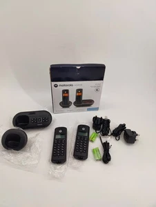 Motorola E212 Cordless Landline House Phone, Home Phone, Answer Machine,... - Zdjęcie 1 z 7