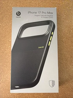 GENUINE Beats Rugged Case W/Magsafe For Apple iPhone 17 PRO MAX Black OPEN NEW! - Image 1 of 4