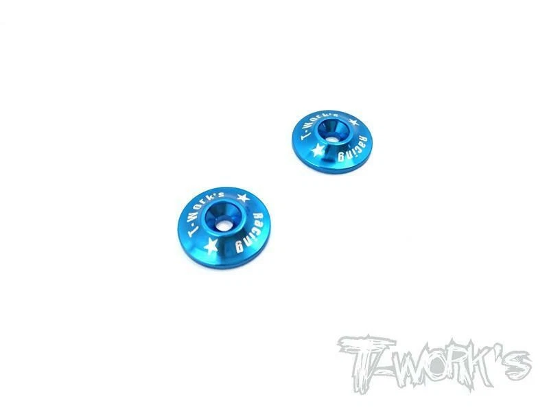 T-Works Rondelle Alettone Blu Tamiya per 1:8 Buggy Truggy (2) - TO-004TB - Immagine 1 di 1