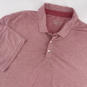 Vineyard Vines Herren XL Performance Poloshirt rot weiß gestreift - Bild 1 von 6
