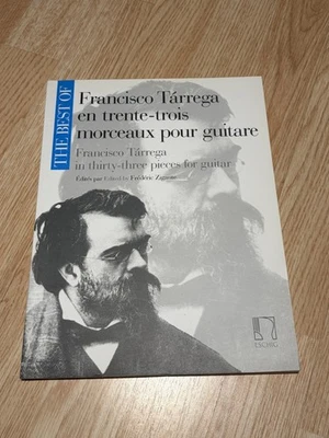 The Best of Francisco Tarrega 33 Pieces for Guitar Sheet Music Eschig DF 16148 - Image 1 of 4