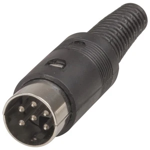 6 Pin DIN Line Plug - Picture 1 of 1
