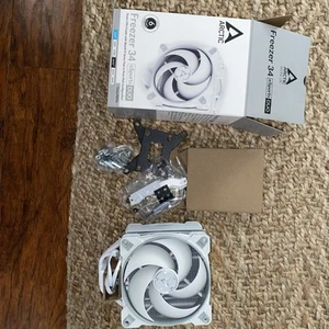 ARCTIC Freezer 34 eSports DUO Tower CPU Cooler BioniX PSeries Grey/white - Picture 1 of 5