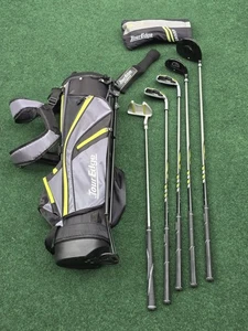 RH Tour Edge Hot Launch HL-J Junior Kids Golf Club Set Y-Flex Stand Bag Green !! - Picture 1 of 22