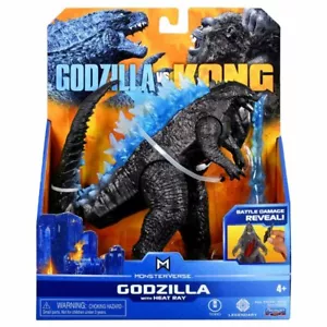 PLAYMATES TOYS MONSTERVERSE GODZILLA VS KONG GODZILLA CON RAGGIO DI CALORE FIGURA 6" - Foto 1 di 3