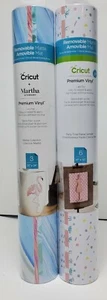 Cricut Removable Vinyl (1 Cricut + Martha Stewart & 1 Cricut Premium Vinyl) 📦 - Picture 1 of 5