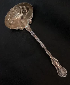 Antike Whiting Imperial Queen Sterlingsilber Suppenkelle Monogramm 5,5" siehe Bild - Bild 1 von 10