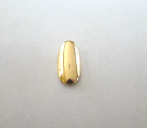 8 $ TRADITIONELLER LEBENSLANGER 14KT VERGOLDETER SCHLICHTER MED WIEDERVERWENDBARER MESSINGFINGERNAGEL - Bild 1 von 1