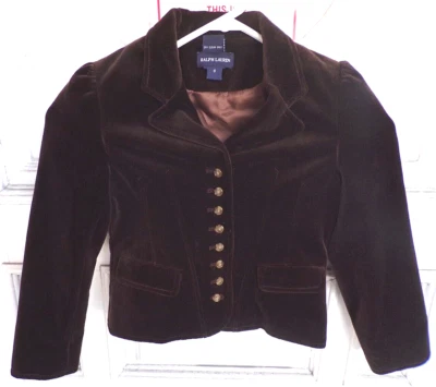 Ralph Lauren Adorable Pana Niño Formal Vestido Chaqueta Niño Talla 6 Usado en Excelente Condición Foto 1 de 3