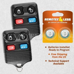 2 for 2002 2003 2004 2005 Ford Thunderbird Keyless Entry Remote Car Key Fob - Picture 1 of 5
