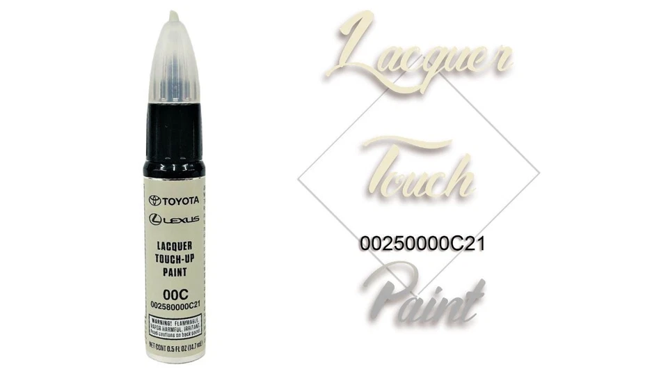 Genuine Toyota Clear Coat 00C OEM Touch-Up Paint Pen 002580000C21 - Image 1 of 1