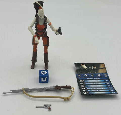 Star Wars The Clone Wars Aurra Sing 100% Complete 2010 CW11 Hasbro Cover