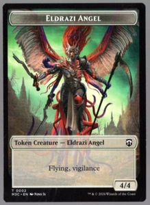 Ficha de doble cara Eldrazi Angel/copia 0002-0001 MH3 MTG CASI NUEVA - Imagen 1 de 2
