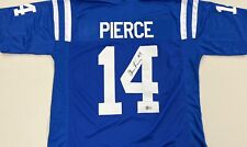 ALEC PIERCE Autographed Indianapolis Colts Football Jersey Beckett COA Blue