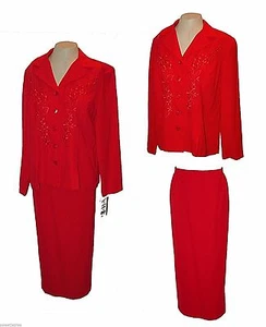 New 2-PC Suit: Skirt & Blazer, Vintage, JT Collection WP, MSRP-$69.99 14WP - Picture 1 of 12