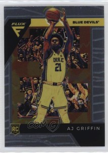 2022-23 Panini Chronicles Draft Picks Flux AJ Griffin #5 Rookie RC