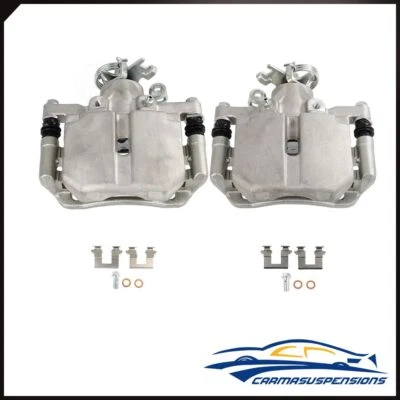 For 2006-2011 Buick Lucerne Cadillac DTS Rear Pair Brake Calipers w/ Bracket - Image 1 of 4