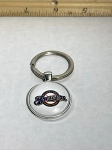 Milwaukee Brewers MLB Metal Baseball Keychain - Picture 1 of 4