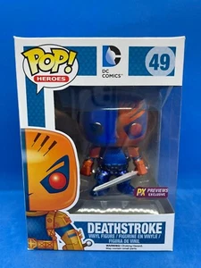 Funko Pop! Vinyl DC 49 Deathstroke PX Previews metallic black eye variant 2014 - Imagen 1 de 6