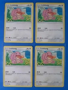 4x Lickitung 152/214 Pokemon card SM Unbroken Bonds common NM - Picture 1 of 1