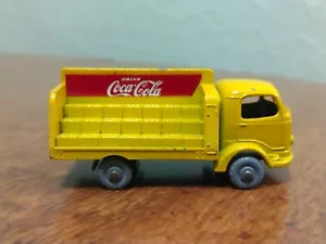 Vintage Lesney Coca Cola Bantam Carrier 2 tonnellate n. 37 Inghilterra camion pressofuso ruota grigia - Foto 1 di 14