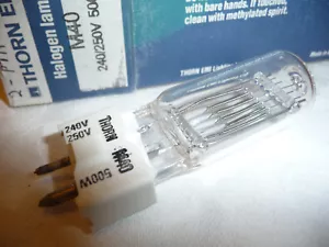 Bulb HALOGEN M40 D4 240V 250v 500w 2 pin T/25 184634 GY9.5 ... 12 nu - Picture 1 of 1