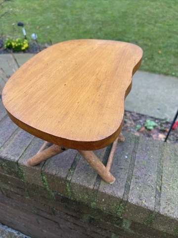 VTG 1950s NEVCO Fold N Carry Stool Milking YUGOSLAVIA Collectible 12”x 8.5”x9.5" Cover