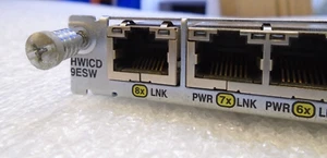 Cisco HWIC-D-9ESW-PoE ETHERNET ROUTER MODUL - Bild 1 von 2