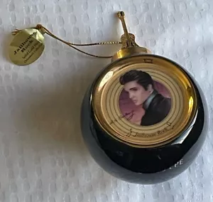 Bola de Navidad 1999 Elvis Presley Jailhouse Rock porcelana adorno navideño - Imagen 1 de 6