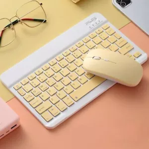 Bluetooth Keyboard and Mouse Combo for iPad iPhone iOS 13/Samsung/Android/Window - Picture 1 of 15