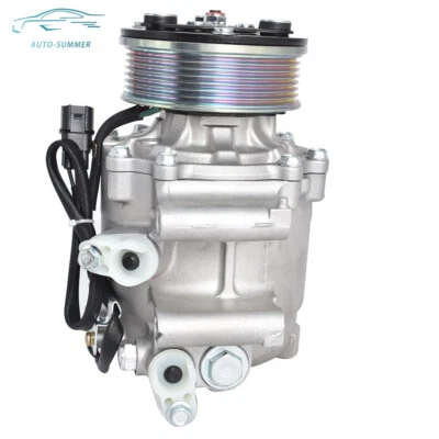 Compresor de aire acondicionado con embrague para Honda Civic 2006 2007 2008 2009 2010 2011 1,8 L Foto 1 de 4