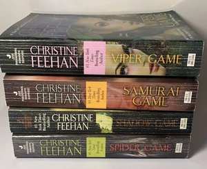 Christine Feehan Ghostwalker Series Lot 4 Books Paranormal Romance 1, 10-12 - Picture 1 of 4