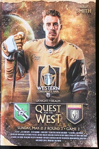 2023 VEGAS GOLDEN KNIGHTS STANLEY CUP WCF PLAYOFF POSTER R3 GAME 2  **NEW** Cover