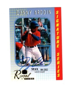 Royal Rookies Signature Series #37 Danny Ardoin 4933/4950 2000, ¡estado como nuevo! - Imagen 1 de 1