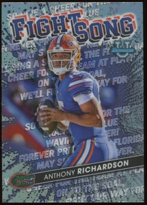 2022 Topps Bowman U Anthony Richardson Fight Song Refractor #FS-7