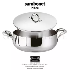 Sambonet - Kikka - Tegame/Casseruola bassa + coperchio cm 28 - Promozione -30% - Imagen 1 de 4