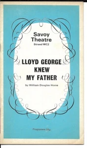 Ralph Richardson   "Lloyd George Knew My Father"   Playbill   London  1972 - Bild 1 von 4
