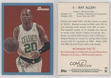 2009-10 Bowman '48 Blue /1948 Ray Allen #6 HOF