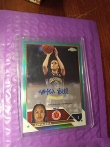 /99 All American Sofia Bell Aqua Refractor Auto /99 - Bild 1 von 6