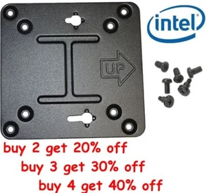 Intel NUC Vesa Mount Bracket Mounting Plate With Screws NOT SKULL OR HADES - Afbeelding 1 van 8