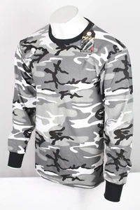 Rothco Men's T Shirt Long Sleeve Colored Camo Crew Size Large City Camo - Picture 1 of 3