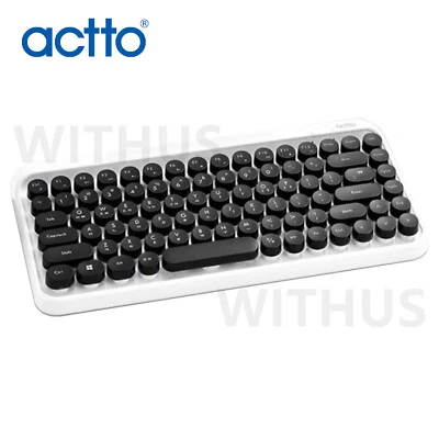 Actto KBD-50 Retro Mini Wireless Keyboard English/Korean - Tracking - Image 1 of 4