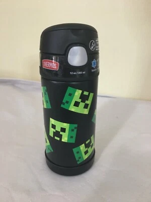 Thermos 12 oz. Kid's Minecraft Funtainer Insulated Stainless Steel Water Bottle - Image 1 of 4