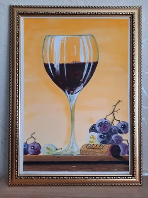 ORIGINAL Painting Still life Contemporary Wall Art HANDMADE Photorealism Kitchen — 第 1/4 张图片